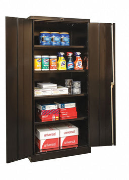 Shelving Cabinet 72 H 36 W Black