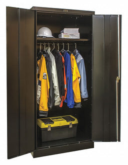 Wardrobe Cabinet 72 H 36 W Black