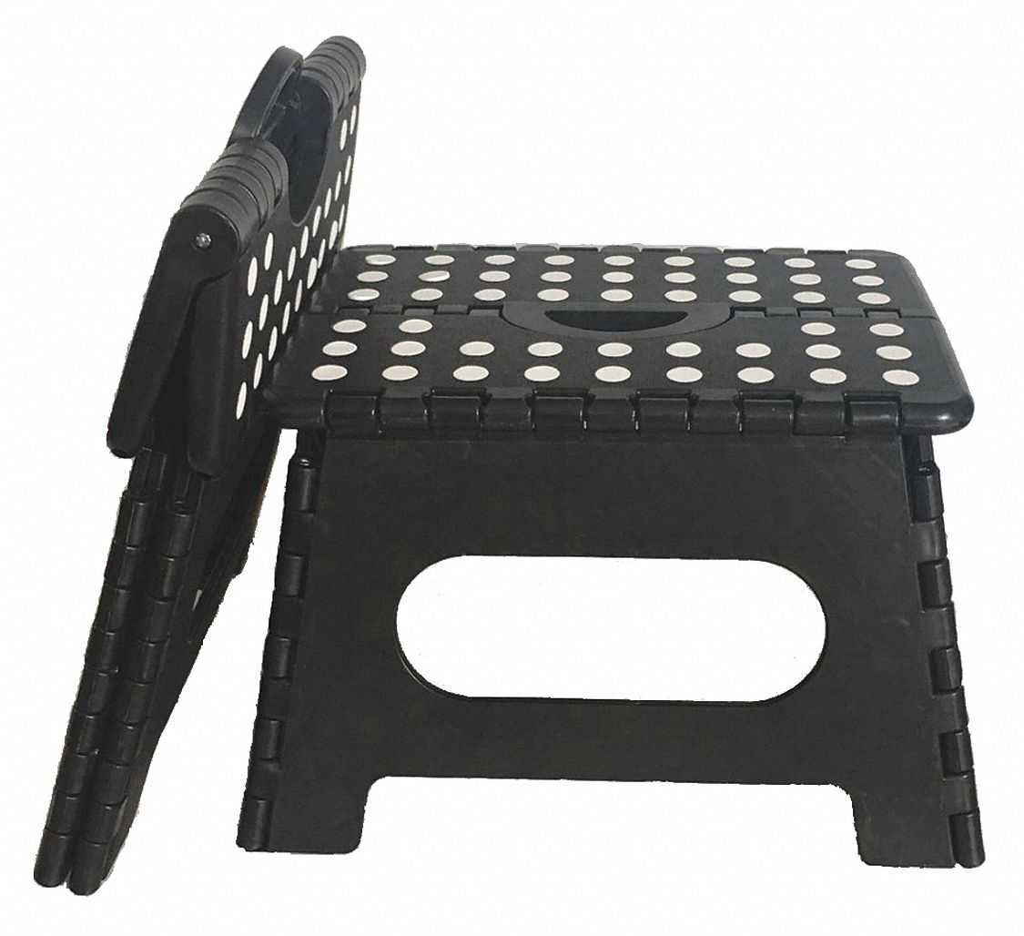 Folding Step Plastic 700 lb Ld Cap.