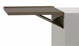 Brown Side Shelf Steel 20 1/8 in W