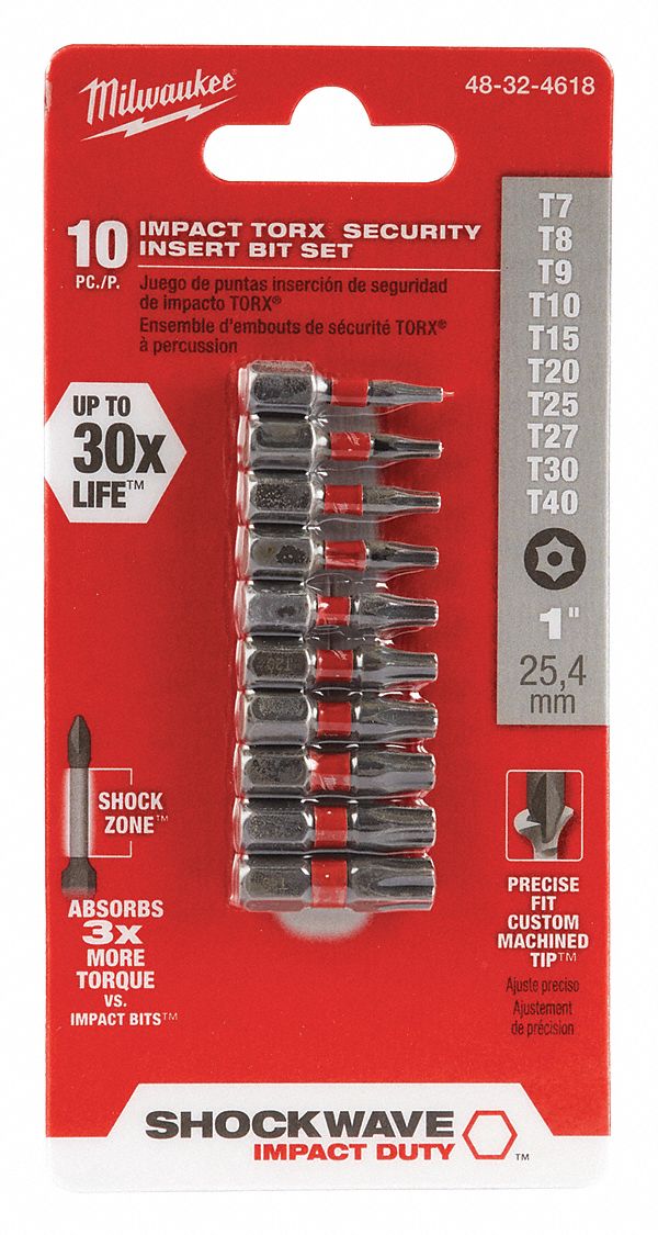 InsertBit 10pcs Alloy Steel
