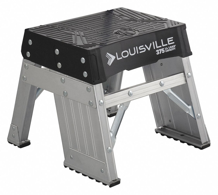 Step Stand 375 lb Ld Cap. Aluminum