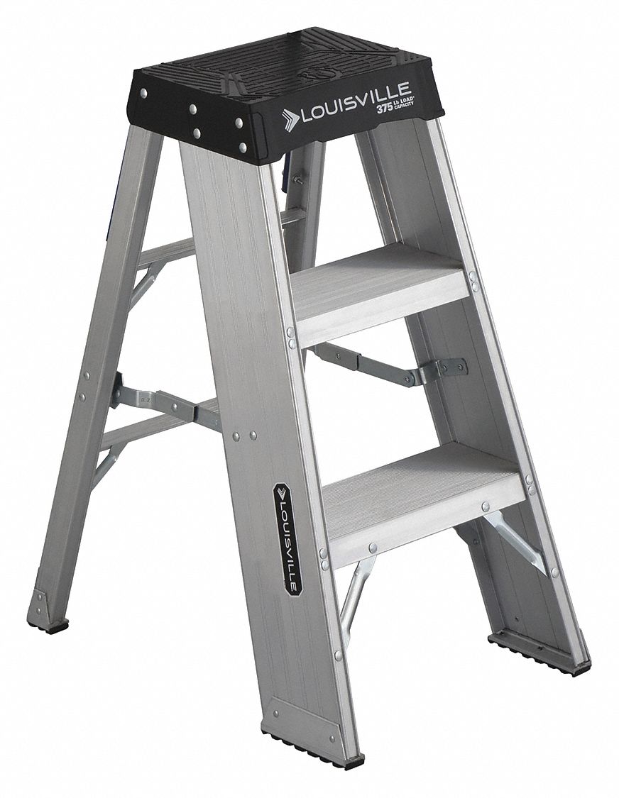 Step Stand 375 lb Ld Cap. Aluminum