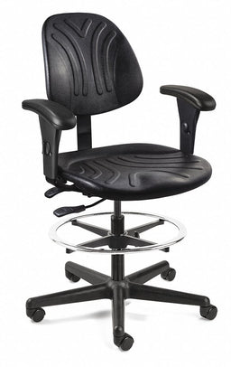 Drafting Chair 47.5 in H Black