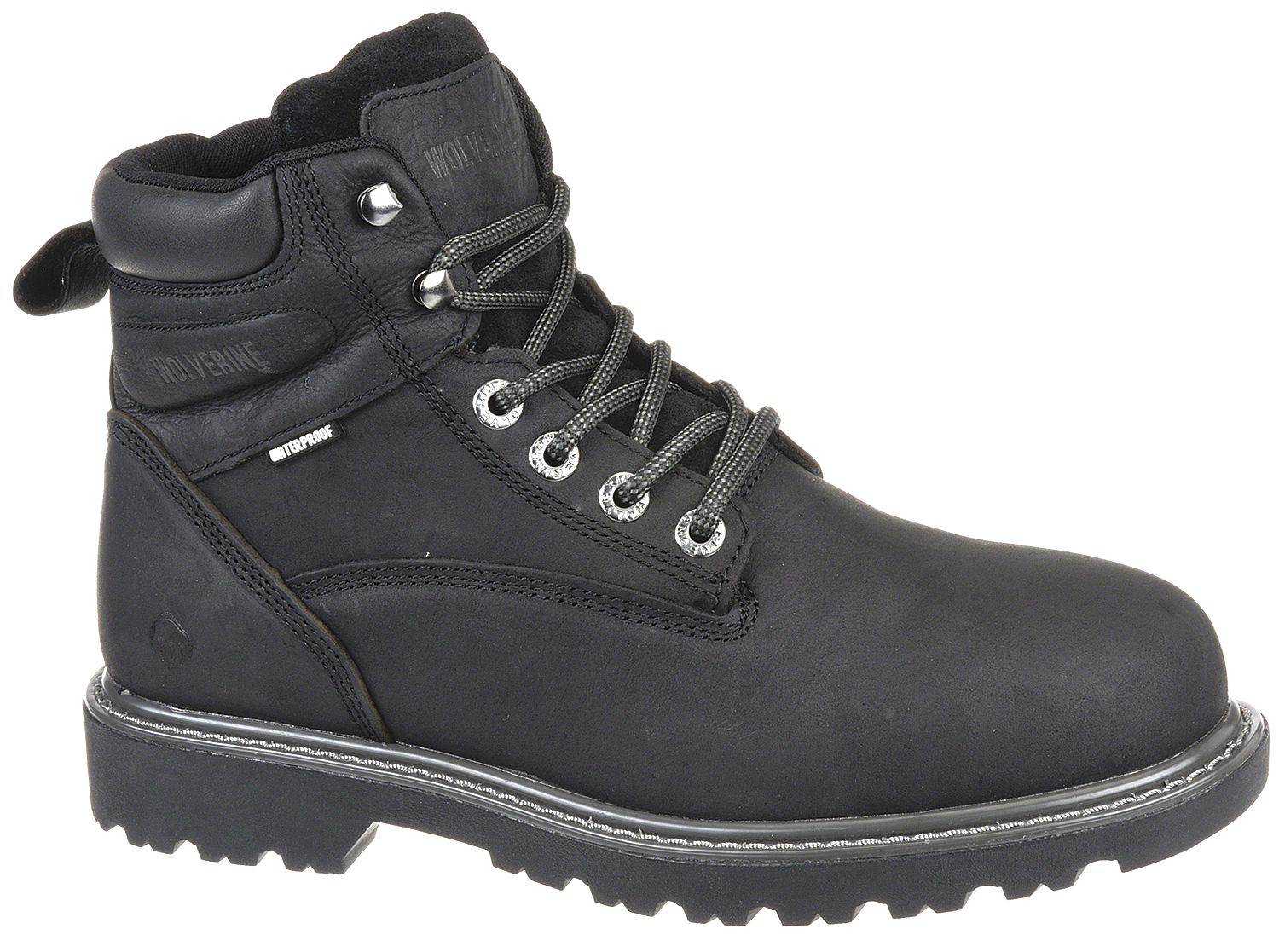 J6181 6-Inch Work Boot M 8 1/2 Black PR