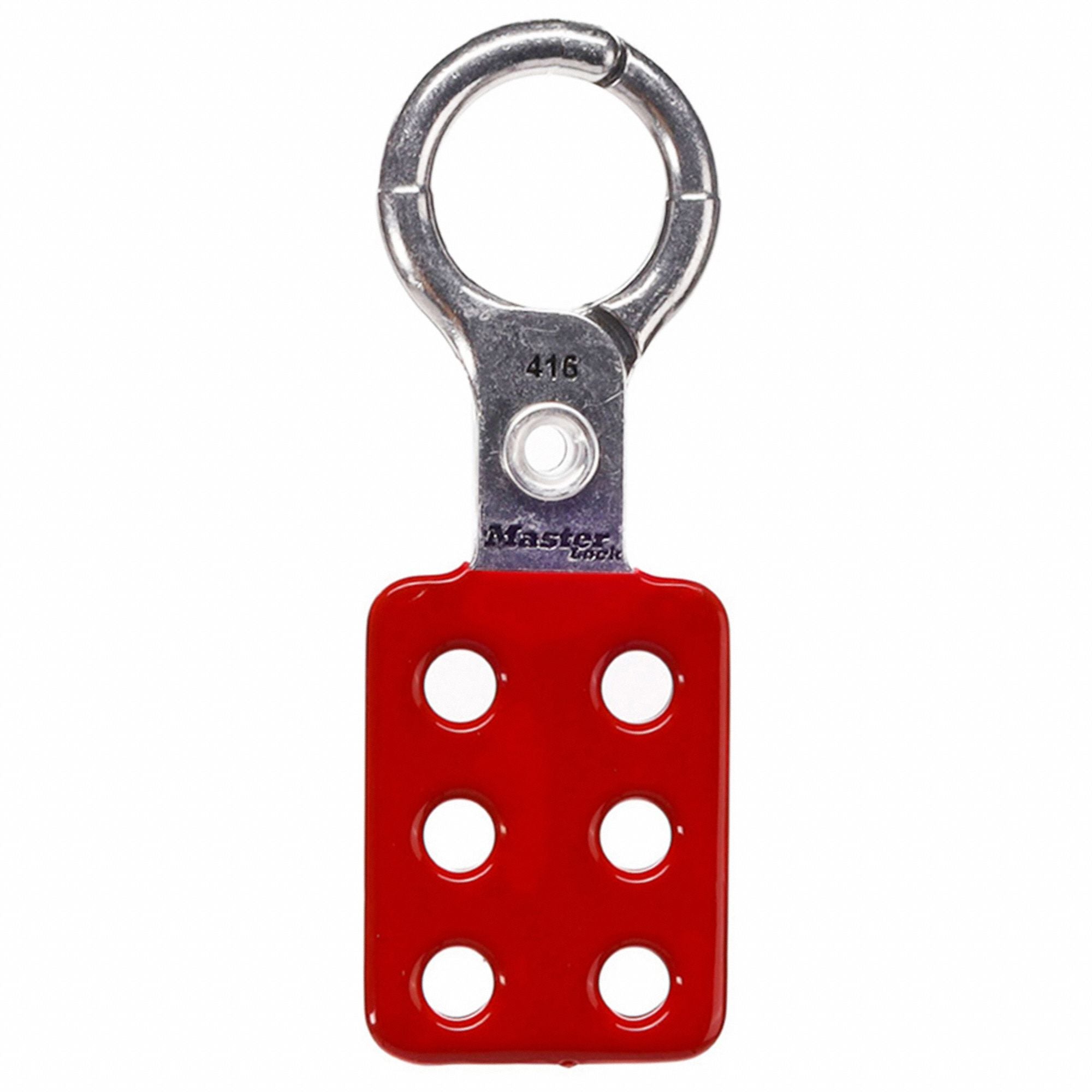 Lockout Hasp Snap-On Red 4-3/8in. L