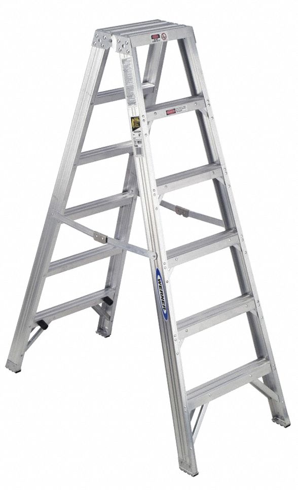 Stepladder T400 H 6 ft Spread 50-1/4 In