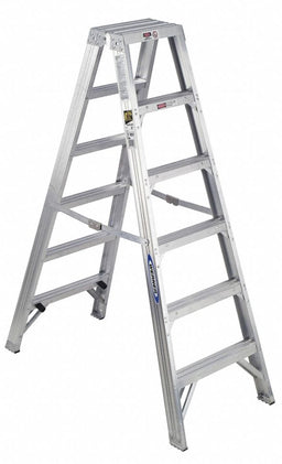 Stepladder T400 H 6 ft Spread 50-1/4 In