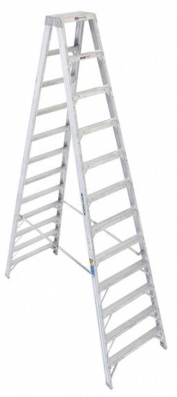 Stepladder T400 H 12 ft Spread 92-1/4 In