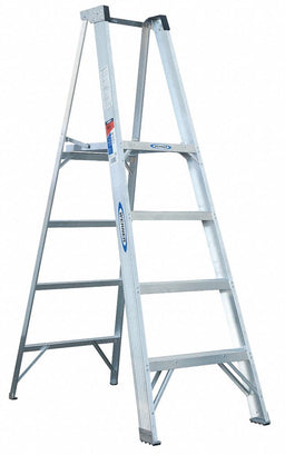 Platform Stepladder 4 ft Aluminum 300 lb