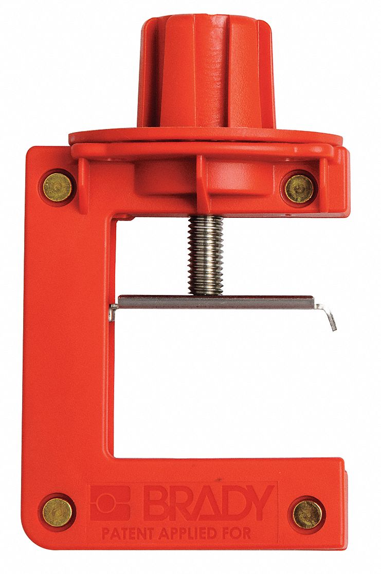 Butterfly Valve Lockout Red Nylon