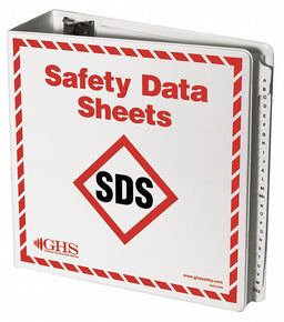 SDS Binder With A-Z Dividers