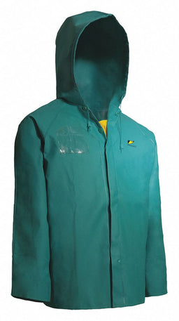 Chemtex Rain Jckt Attchd Hood Green S