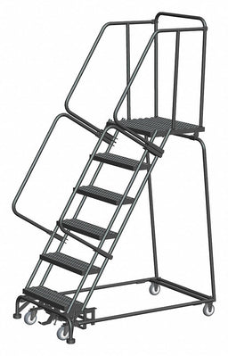 Rolling Ladder Serrated Step Tread Steel