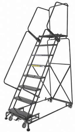Rolling Ladder Serrated Step Tread Steel