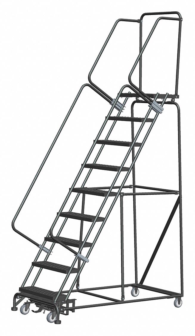 Rolling Ladder Abrasive Mat Step Tread