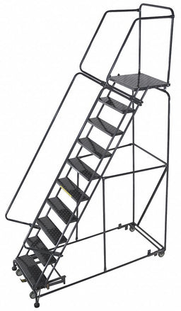 Rolling Ladder Serrated Step Tread Steel