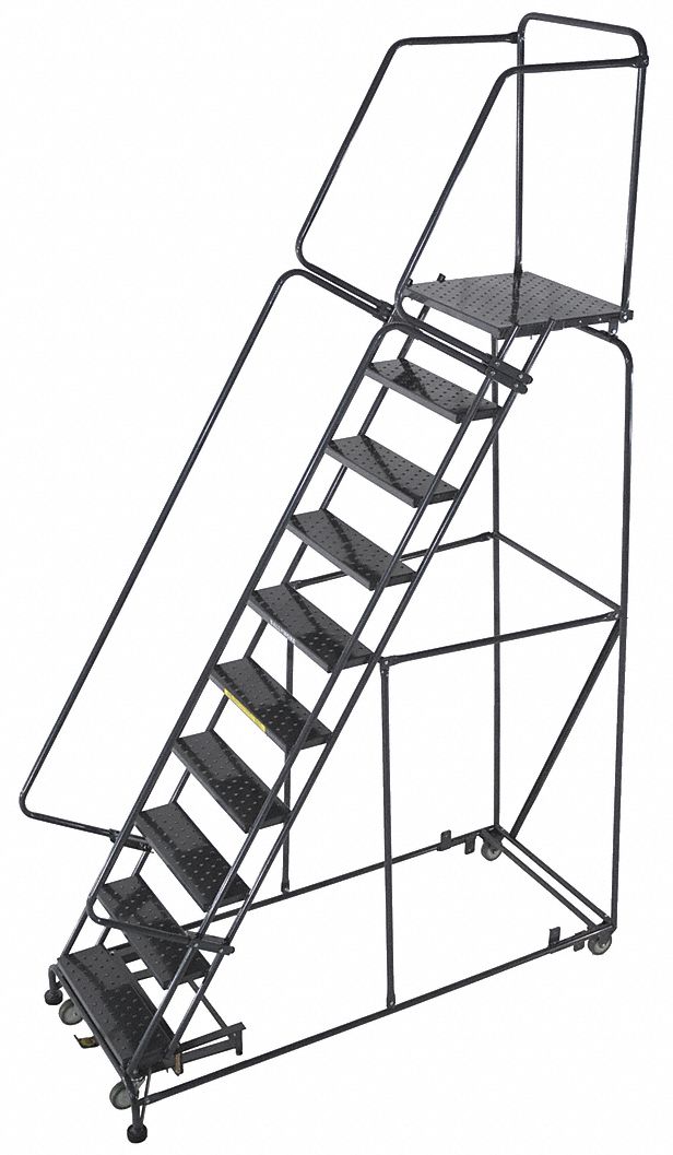 Rolling Ladder Perforated Step Tread