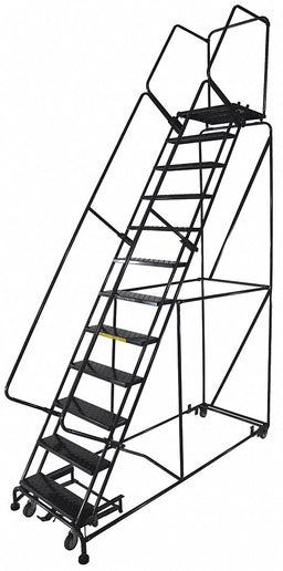 Rolling Ladder Perforated Step Tread