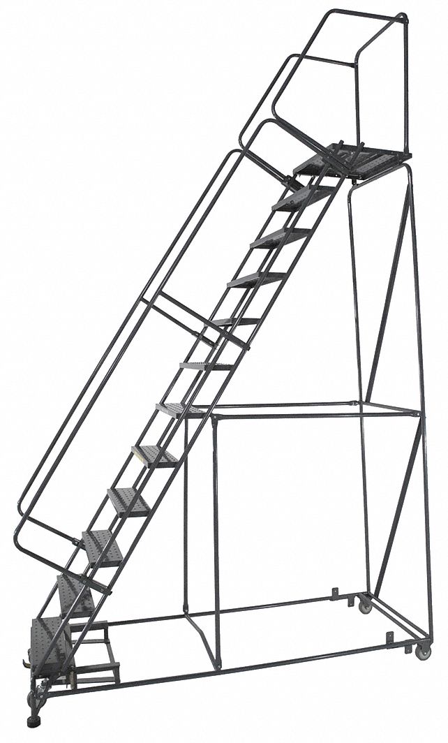 Rolling Ladder Perforated Step Tread