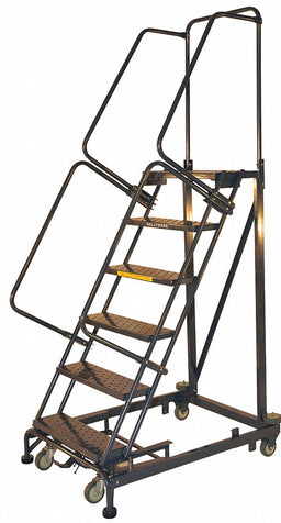 Rolling Ladder Perforated Step Tread