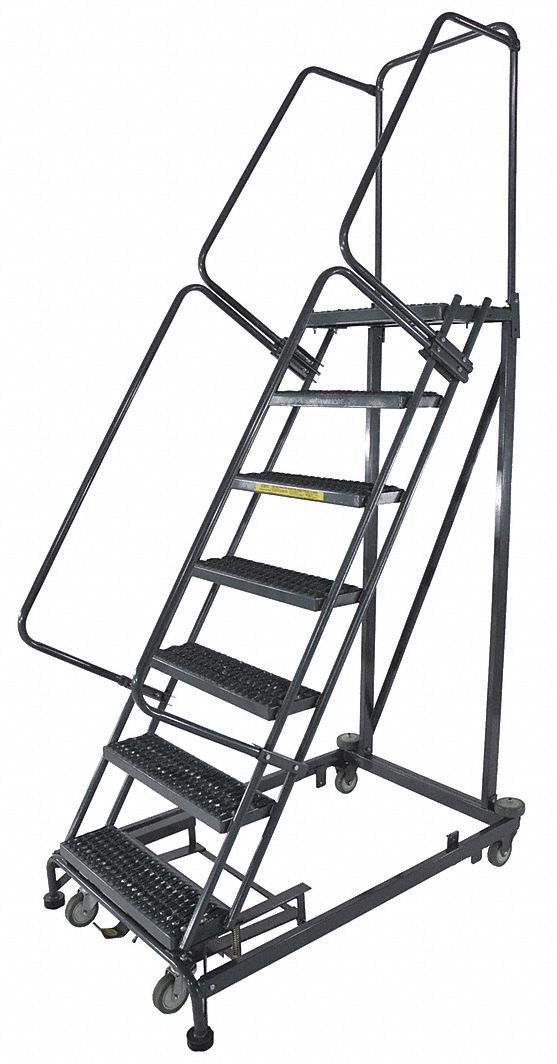 Rolling Ladder Serrated Step Tread Steel