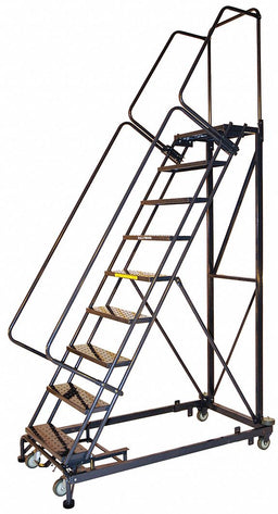 Rolling Ladder Perforated Step Tread