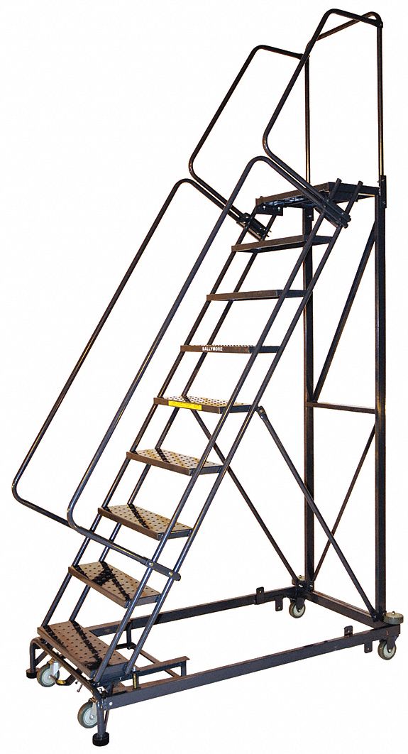 Rolling Ladder Perforated Step Tread