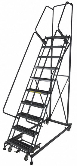 Rolling Ladder Serrated Step Tread Steel