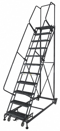 Rolling Ladder Perforated Step Tread