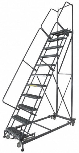 Rolling Ladder Serrated Step Tread Steel
