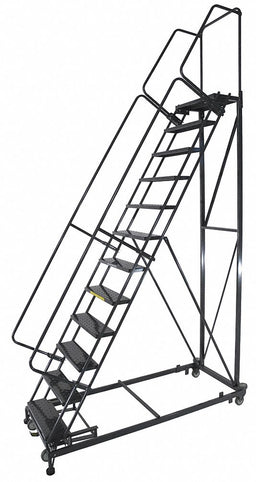 Rolling Ladder Perforated Step Tread