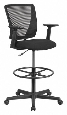 Drafting Chair 49.25 in H Black