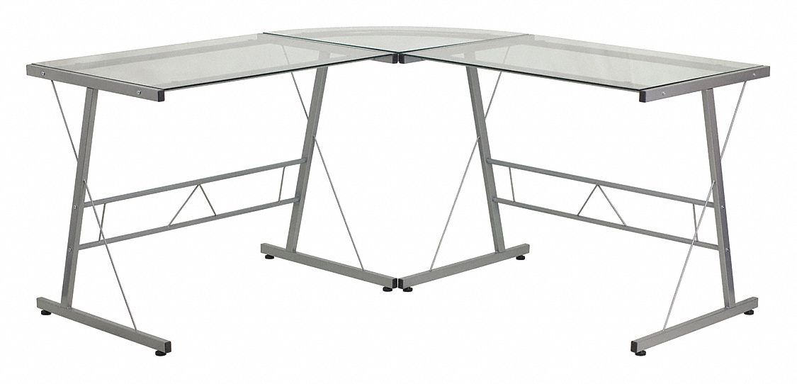 Office Desk 29 in H Clear