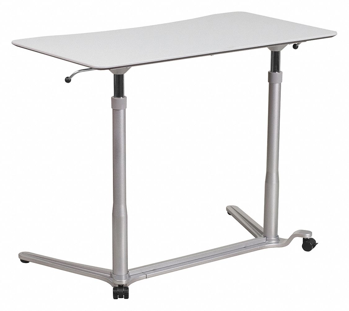 Standing Desk 37 3/8 in W Gray
