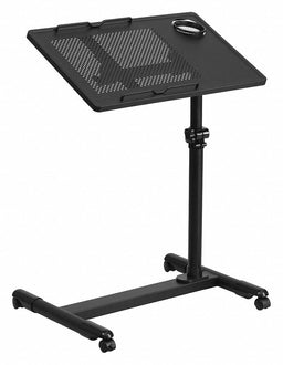 Adj.-H Computer Stand 22 1/2 in W Black