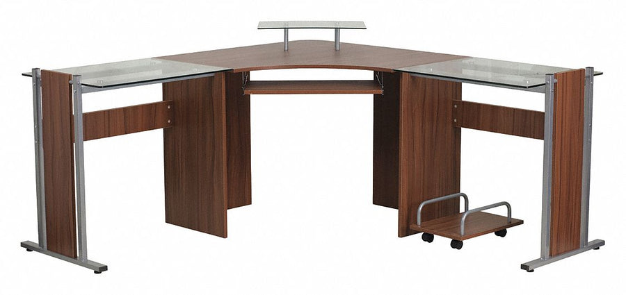 Office Desk 34 in H Clear