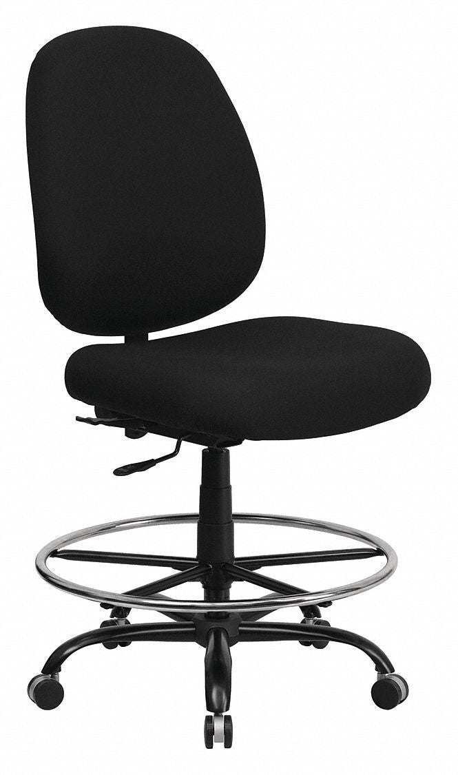 Drafting Chair 52 1/2 in H Black