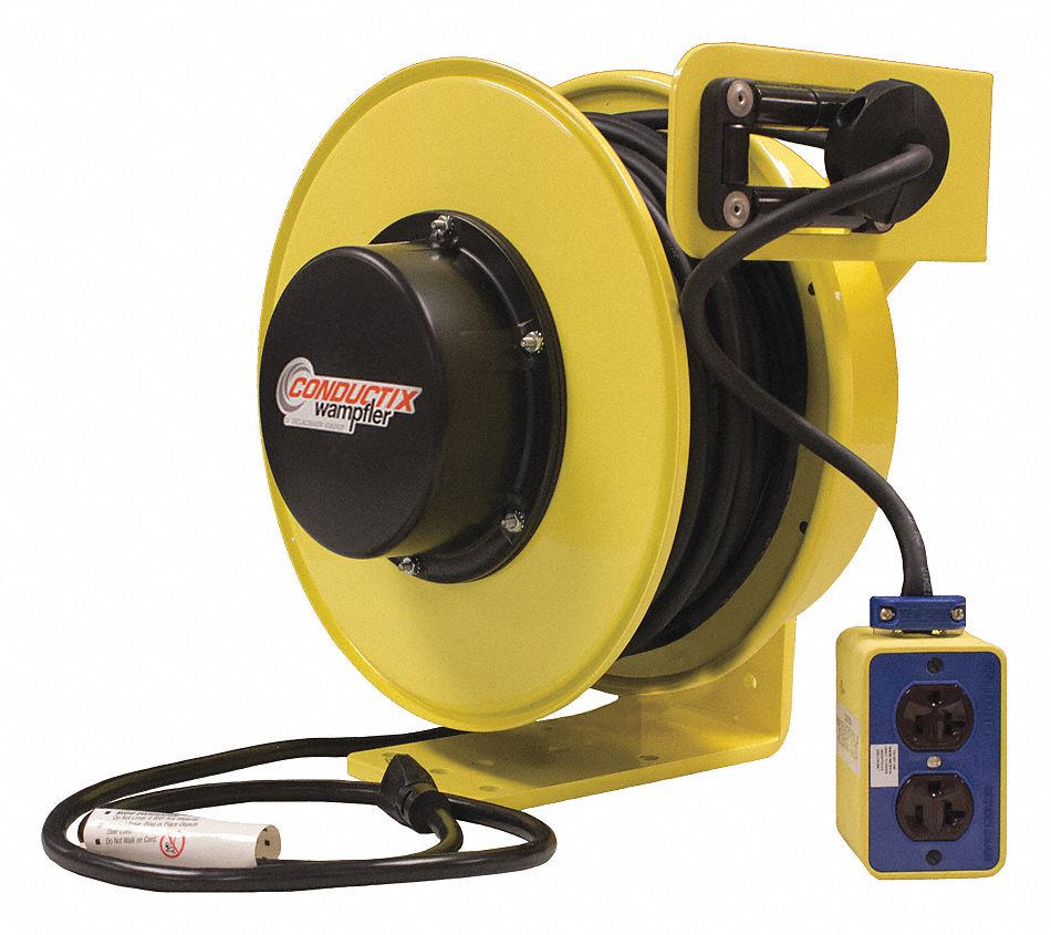 Cord Reel 75ft 12 AWG Outlet Bx 125VAC