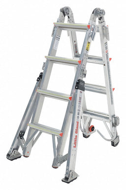 Multipurpose Ladder 375 lb Ld Cap. Alum.