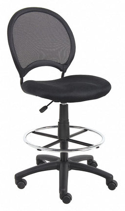 Drafting Chair 45 1/2 in H Black