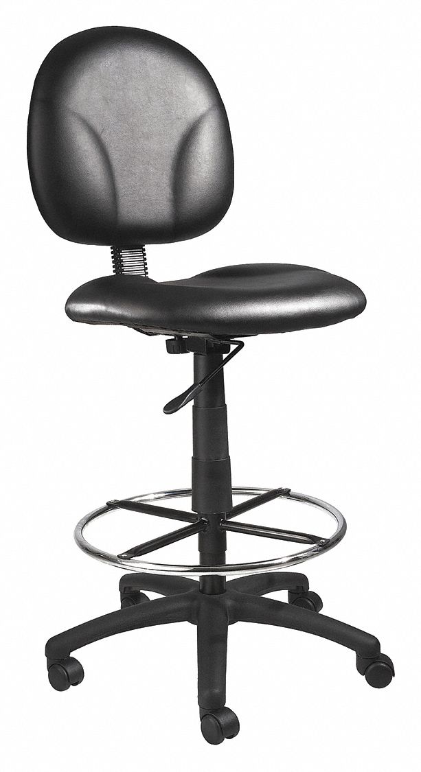 Drafting Chair 49.5 in H Black