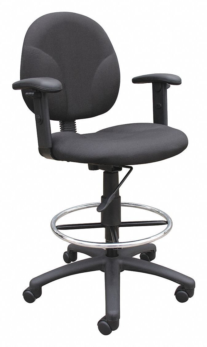 Drafting Chair 49.5 in H Black