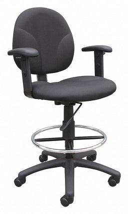 Drafting Chair 49.5 in H Black
