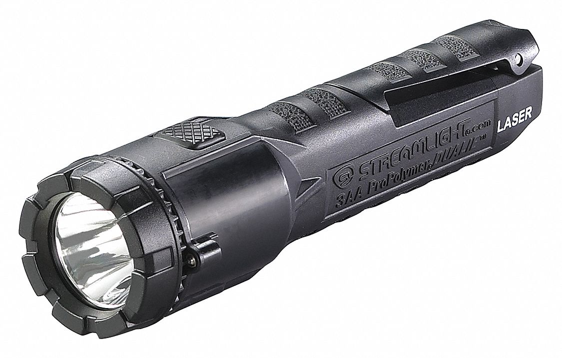 Handheld Flashlight Polymer Black 150lm