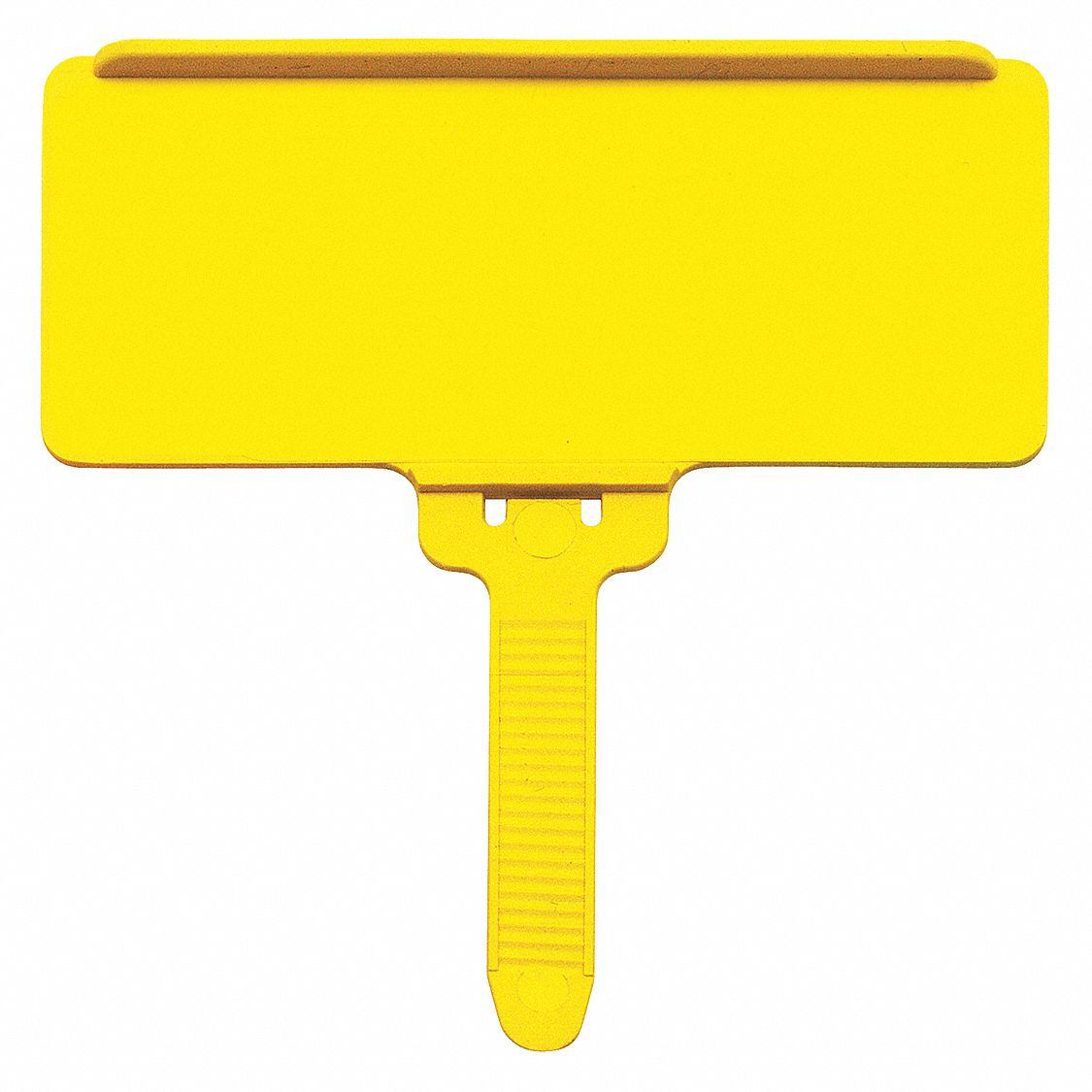 Label Tag Yellow Flat Label Adhered PK25
