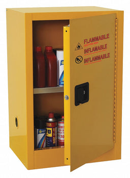 Flammable Safety Cabinet 16 gal Yellow
