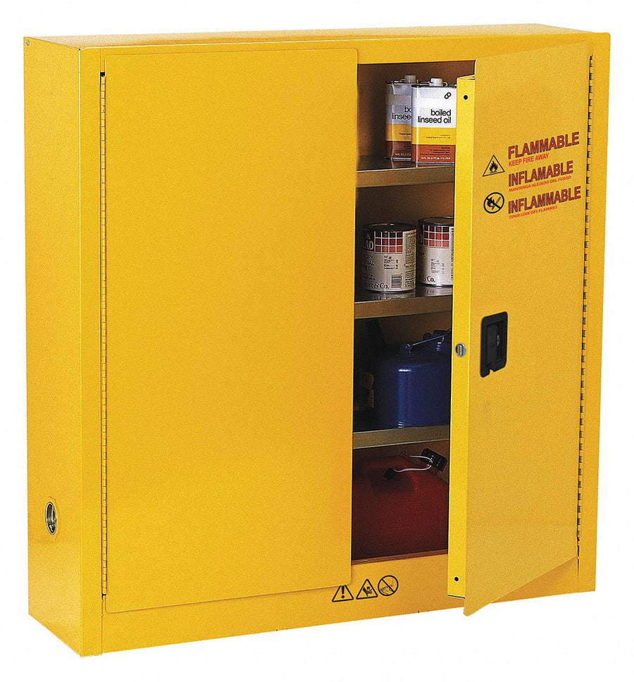 Flammable Safety Cabinet 24 gal Yellow