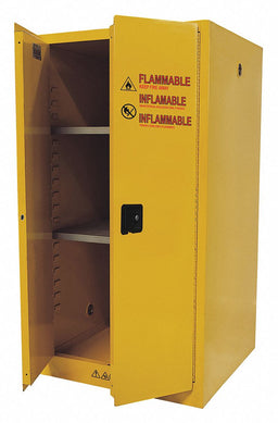 Flammable Safety Cabinet 60 gal Yellow