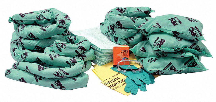 Spill Kit Refill Chem/Hazmat Green